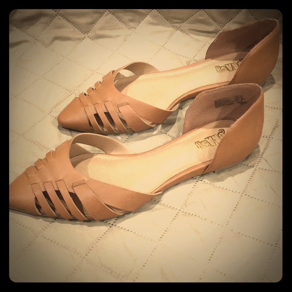 Dark Tan Flats